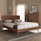 Baxton Studio Demeter Mid-Century Walnut Brown Finished Wood Full Size Platform Bed 156-9407-9428 - alternate 10